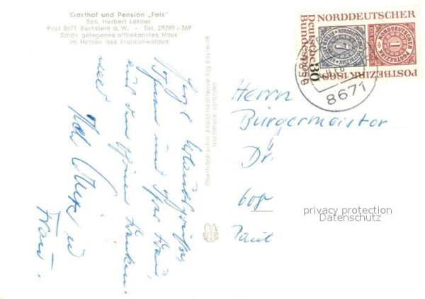 Bernstein Wald Gasthaus Pension Fels – Bild 2