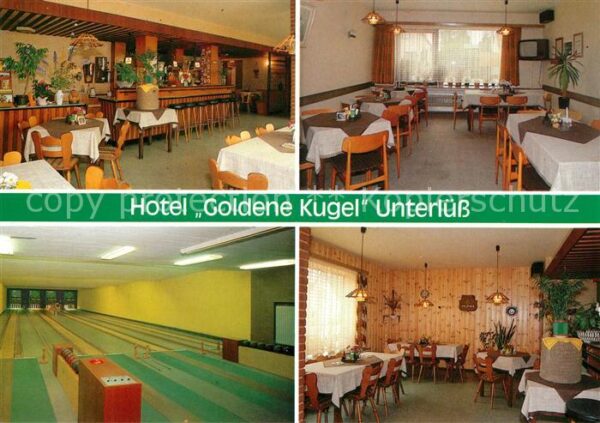 Unterluess Hotel Goldene Kugel Kegelbahn