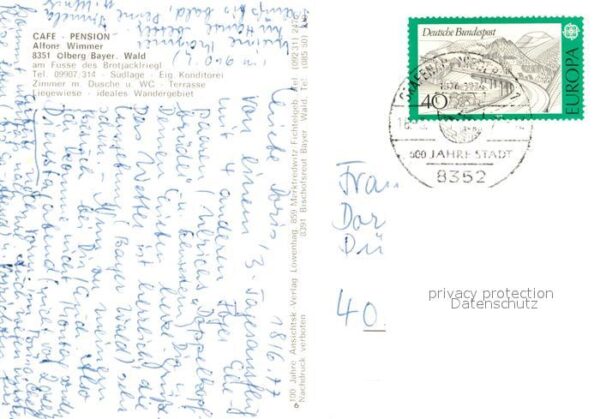 oelberg Schoellach Cafe Pension Alfons Wimmer – Bild 2