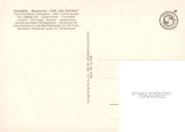 Gelliehausen Restaurant Die Gleichen – Bild 2