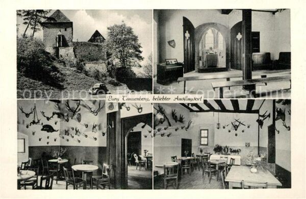 Nentershausen Hessen Schloss Cafe Gaststaette Burg Tannenberg