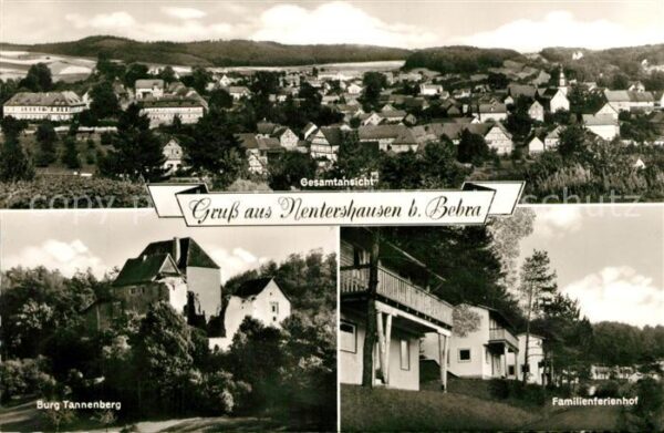 Nentershausen Hessen Panorama Burg Tannenberg Familienferienhof