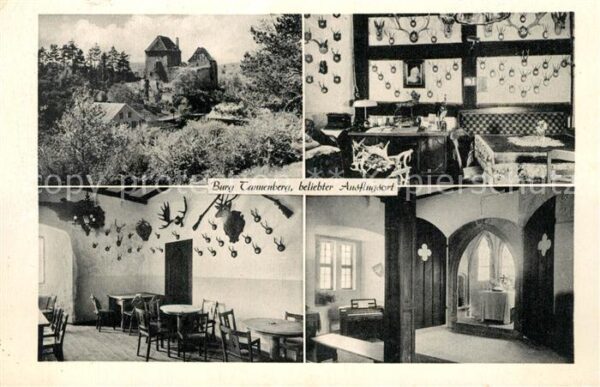 Nentershausen Hessen Schloss Cafe Gaststaette Burg Tannenberg