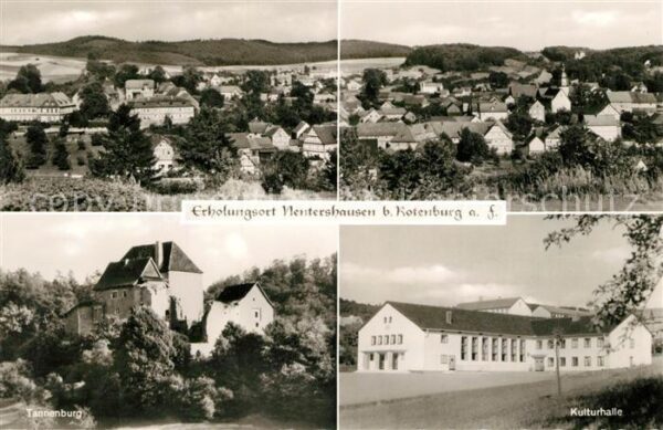Nentershausen Hessen Panoramen Tannenburg Kulturhalle