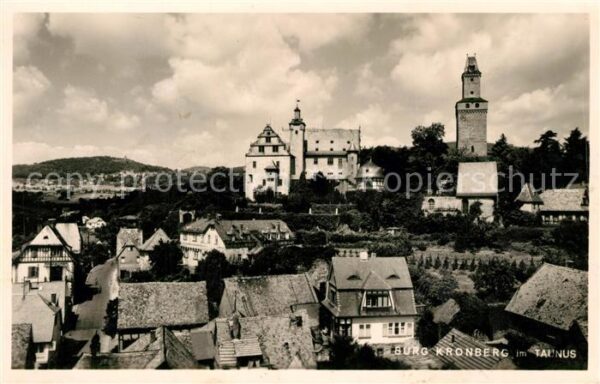 Kronberg Taunus Burg Panorama
