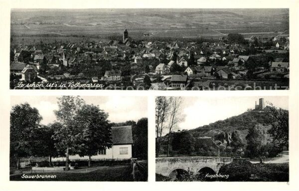 Volkmarsen Panorama Sauerbrunnen Kugelsburg