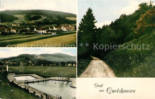 Quotshausen Schwimmbad Panoramen