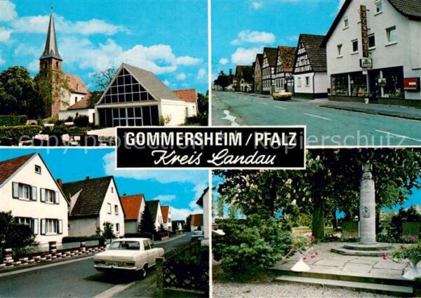 Gommersheim Denkmal Fachwerkhaeuser Kirche