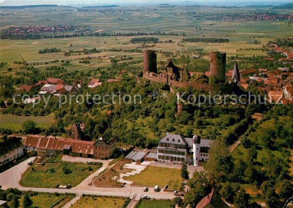 Muenzenberg Fliegeraufnahme Burg