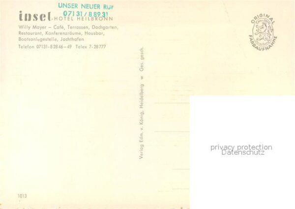 Heilbronn Neckar Insel Hotel – Bild 2