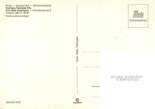 Kissingen Bad Hotel Tanneck Schwimmbad – Bild 2