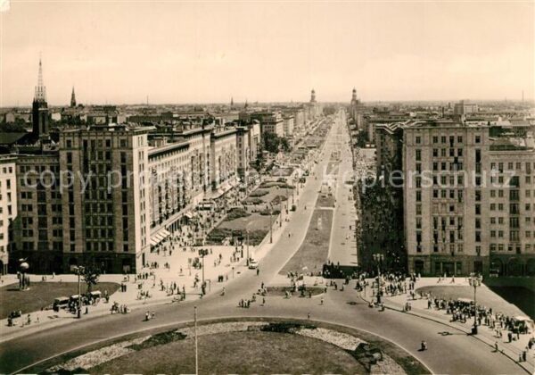 Berlin Stalinallee Strausberger Platz