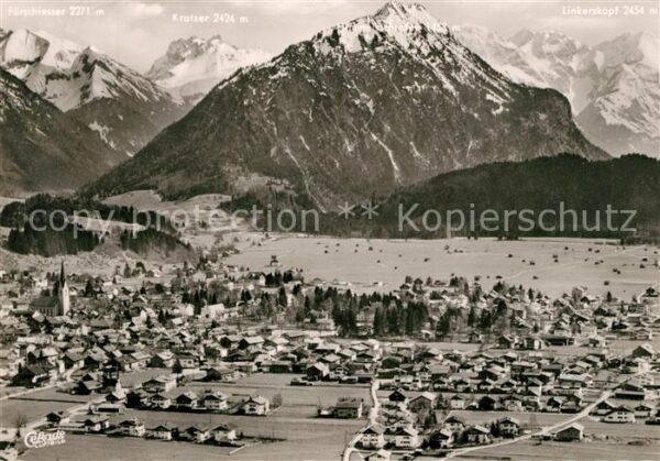 Oberstdorf Fliegeraufnahme