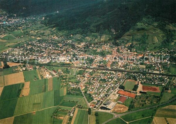 Zwingenberg Bergstrasse Fliegeraufnahme