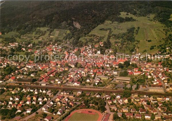 Zwingenberg Bergstrasse Fliegeraufnahme