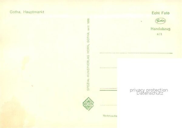Gotha Thueringen Hauptmarkt Rathaus – Bild 2