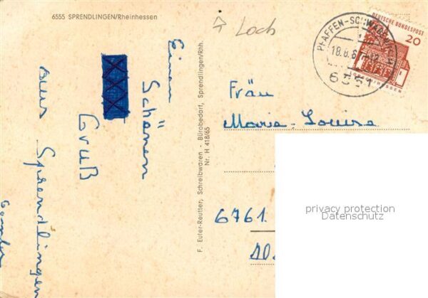 Sprendlingen  Dreieich Kirche Rathaus Schwimmbad – Bild 2