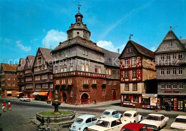 Herborn Hessen Marktplatz Rathaus