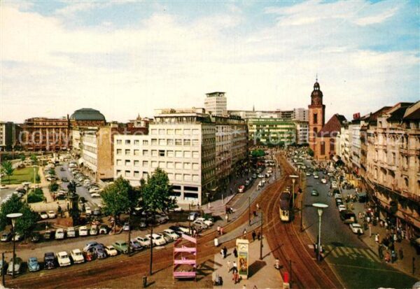 Frankfurt Main Goethe Platz Rathenau Platz Rossmarkt