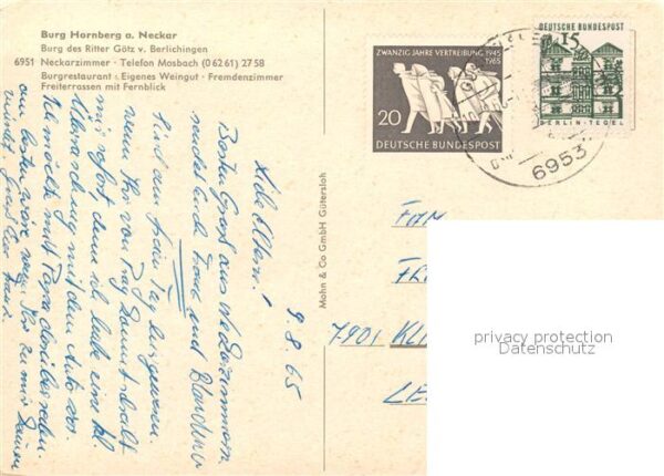 Neckarzimmern Burg Hornberg Burg Ritter Goetz von Berlichingen – Bild 2
