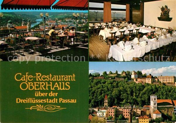 Passau Cafe Restaurant Oberhaus Panorama