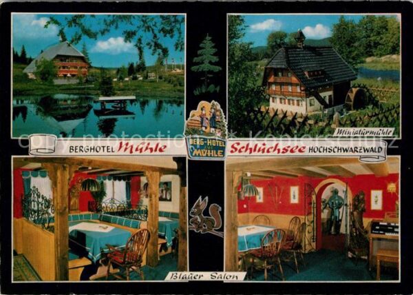 Schluchsee Berghotel Muehle Miniaturmuehle Blauer Salon
