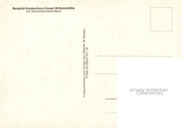 Wilhelmshoehe Kassel Burgfeld Krankenhaus – Bild 2