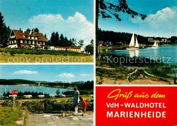 Marienheide VdH Waldhotel Segelboote Park