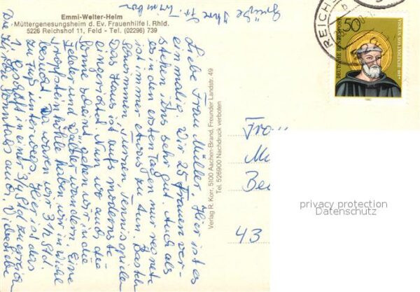 Feld Reichshof Emmi Welter Heim Muettergenesungsheim – Bild 2
