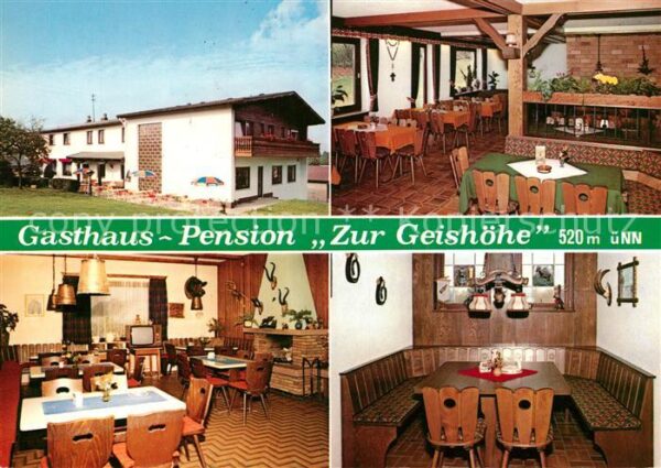 Dammbach Gasthaus Pension Zur Geishoehe