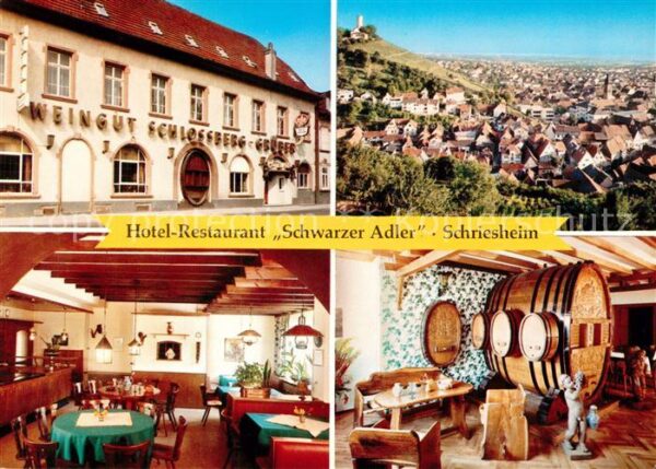 Schriesheim Hotel Restaurant Schwarzer Adler Weingut Schlossberg