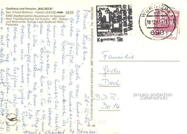 Neuenbuch Gasthaus Pension Waldeck – Bild 2
