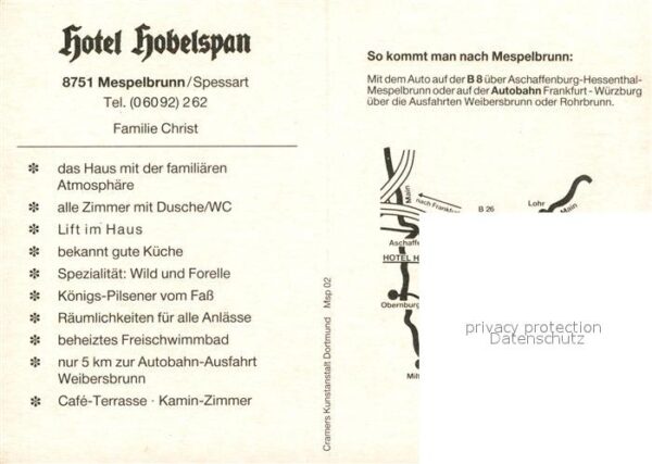 Mespelbrunn Hotel Hobelspan – Bild 2