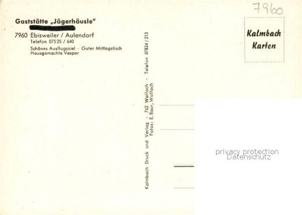 Ebisweiler Gaststaette Jaegerhaeusle Kirche – Bild 2