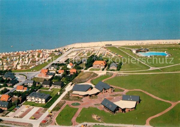 Dangast Nordseebad Fliegeraufnahme Kuranlage Deichhorn Meerwasserquellbad