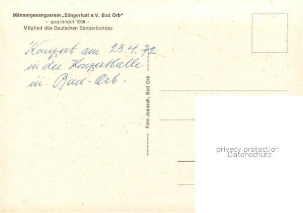 Bad Orb Maennergesangverein – Bild 2