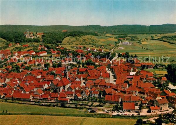 Scheinfeld Schloss Schwarzenberg Fliegeraufnahme
