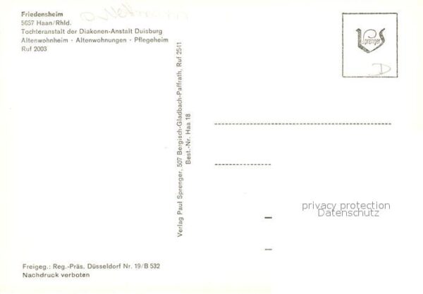 Haan Rheinland Friedensheim Fliegeraufnahme – Bild 2