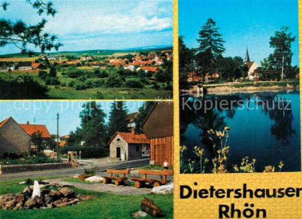 Dietershausen Rhoen Ortsansichten