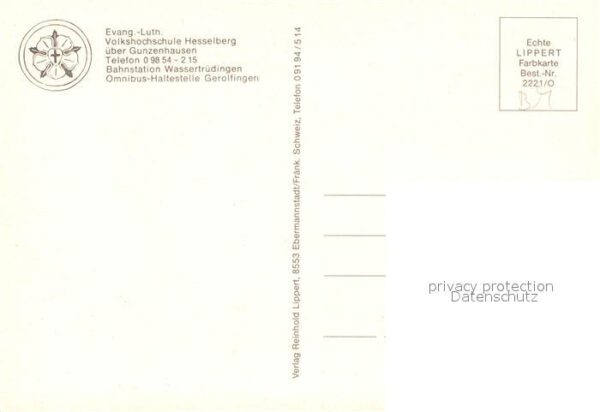 Hesselberg Gunzenhausen Evangelische-Lutherische Volkshochschule – Bild 2