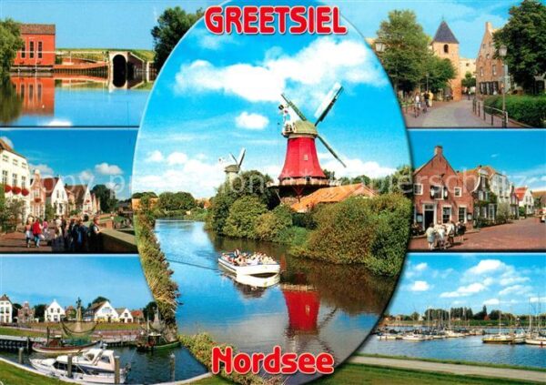 Greetsiel Windmuehle Strassenansichten