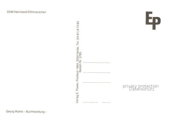Hennstedt Dithmarschen Ortsansichten – Bild 2