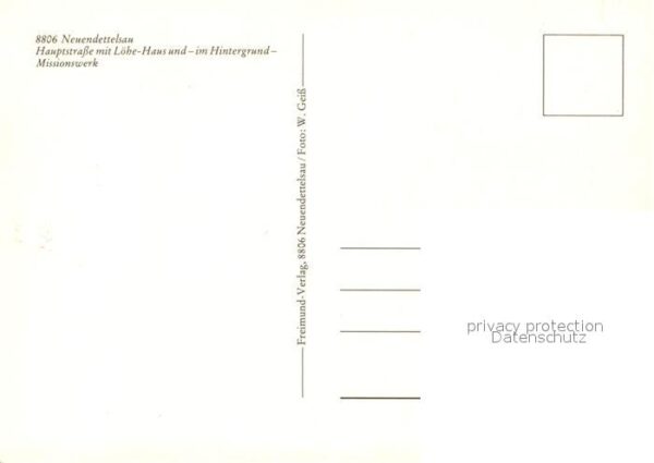 Neuendettelsau Hauptstrasse Loehe-Haus Missionswerk – Bild 2