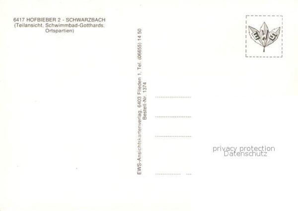 Schwarzbach Huenfeld Schwimmbad-Gotthards Ortspartien – Bild 2