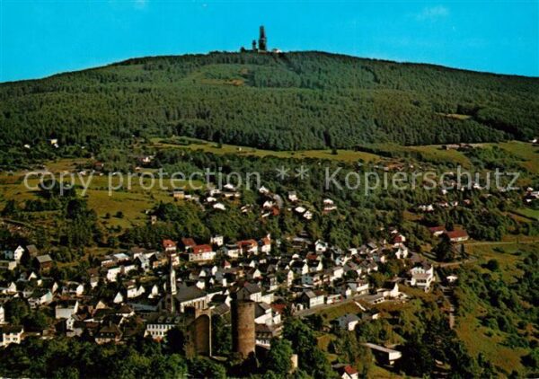Oberreifenberg Grosser Feldberg Fliegeraufnahme