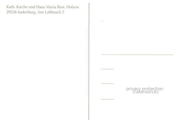 Holxen Katholische Kirche Haus Maria Rast – Bild 2