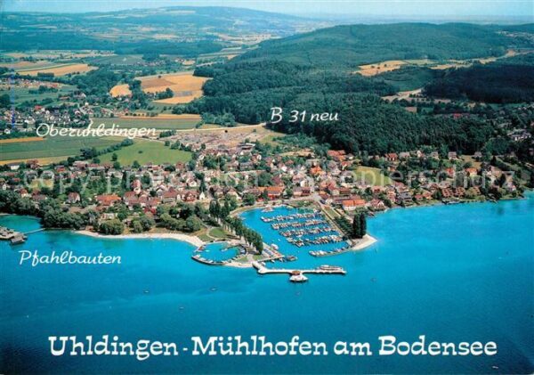 Uhldingen-Muehlhofen Fliegeraufnahme Pfahlbauten Unteruhldingen