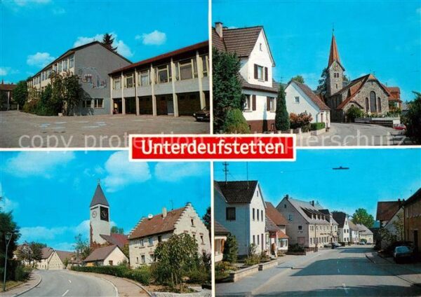 Unterdeufstetten Strassenansichten Kirche