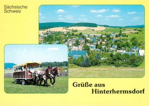 Hinterhermsdorf Pferdewagen Reiterhof Eschenbach