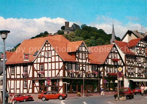 Biedenkopf Fachwerkhaeuser Hospitalstrasse
